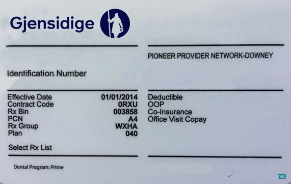 Download Lithuania health insurance card Photoshop template